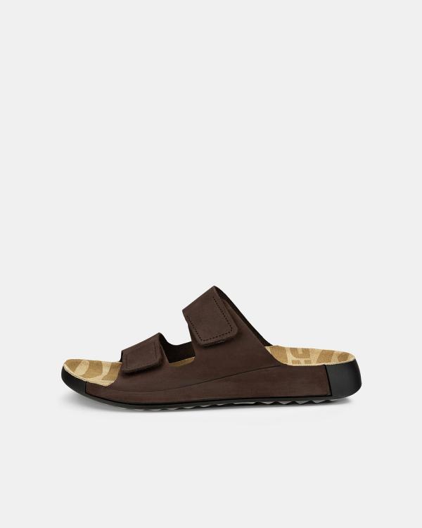 ECCO - ECCO Men's Cozmo Sandals - Flats (Brown) ECCO Men's Cozmo Sandals