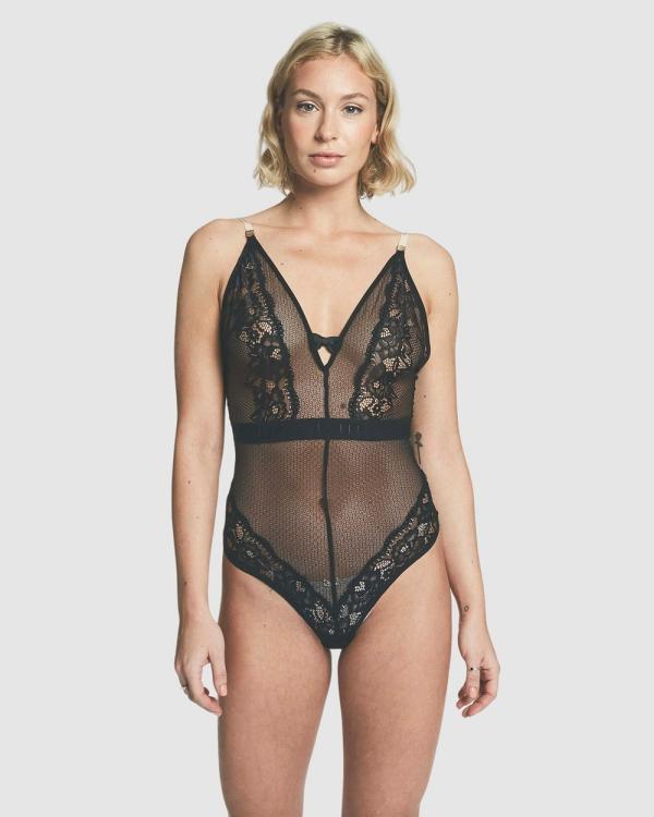 ELLE Intimates - 24 7 Lace Body - Gifts sets (Black) 24-7 Lace Body