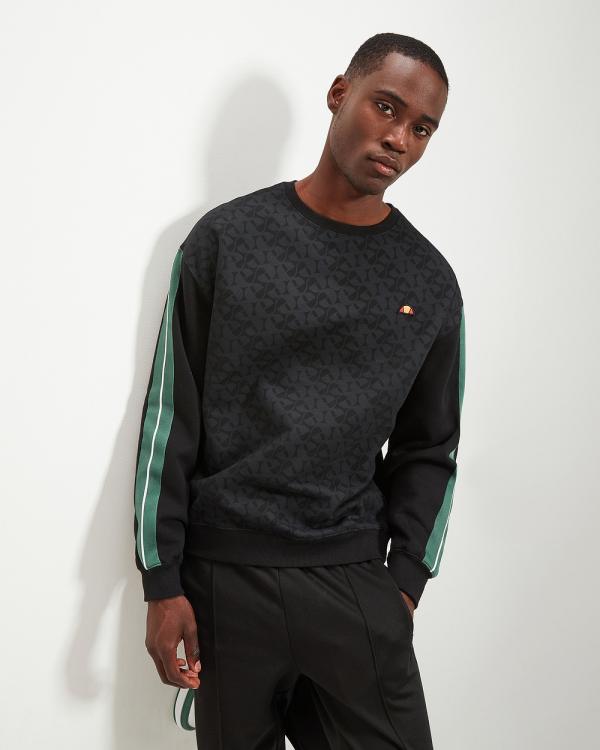 Ellesse - Italie Sweatshirt - Sweats & Hoodies (BLACK) Italie Sweatshirt