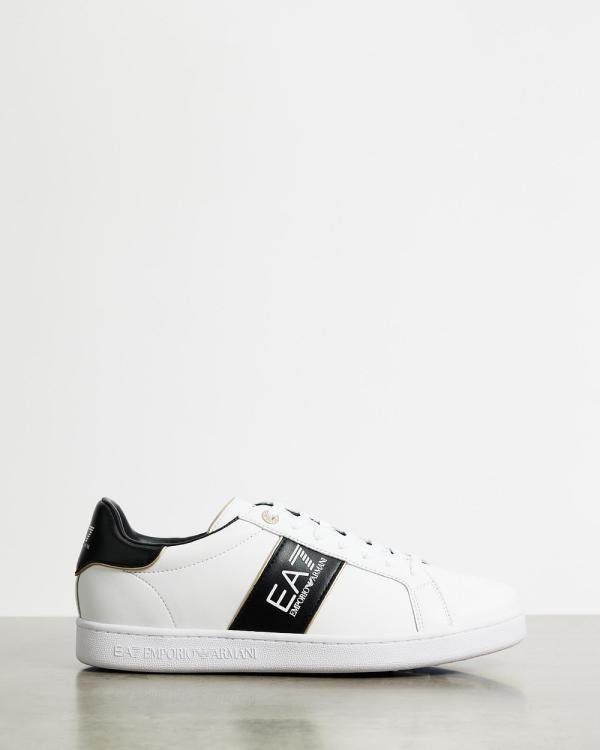 Emporio Armani EA7 - Court Shoes   Men's - Lifestyle Sneakers (White) Court Shoes - Men's