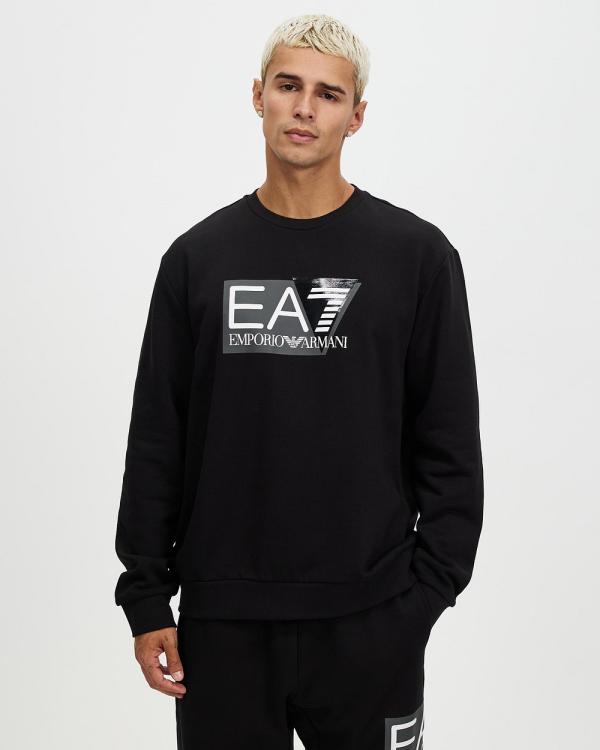 Emporio Armani EA7 - Sweatshirt - Sweats (Black) Sweatshirt