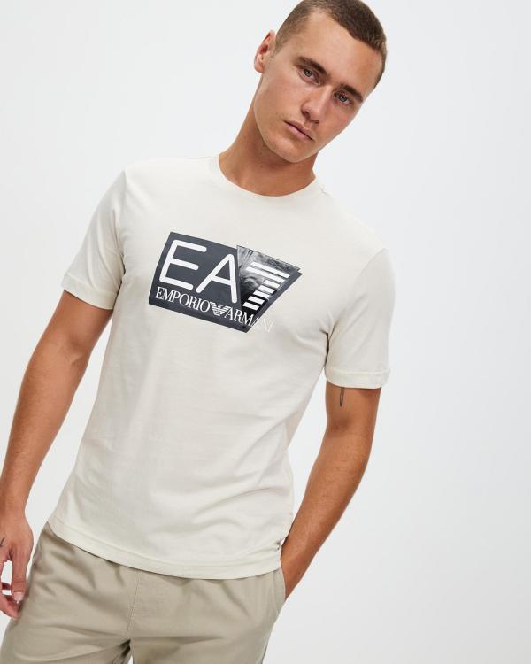 Emporio Armani EA7 - T Shirt - T-Shirts & Singlets (Rainy Day) T-Shirt