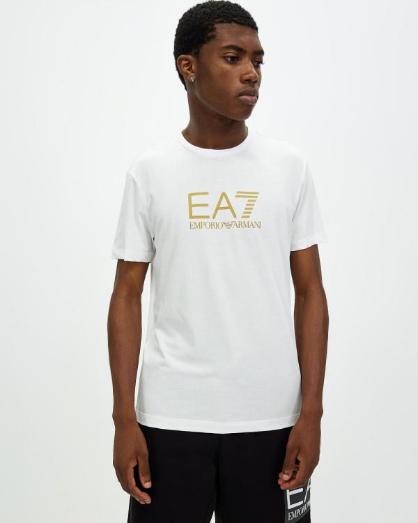 Emporio Armani EA7 - T Shirt - T-Shirts & Singlets (White) T-Shirt