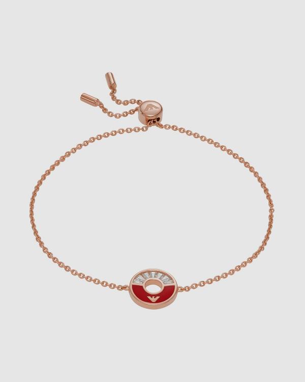 Emporio Armani - Emporio Armani Rose Gold Bracelet EG3561221 - Jewellery (Rose Gold) Emporio Armani Rose Gold Bracelet EG3561221