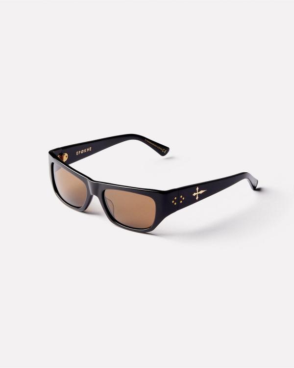 Epokhe - Memphis - Sunglasses (Black Polished / Bronze Polarized) Memphis