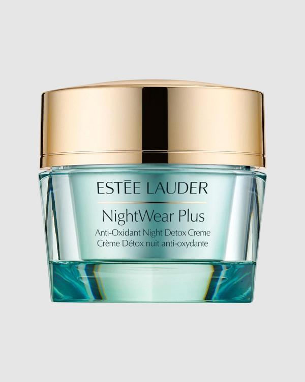 Estee Lauder - NightWear Plus Anti Oxidant Night Detox Crème - Skincare (Transparent) NightWear Plus Anti-Oxidant Night Detox Crème