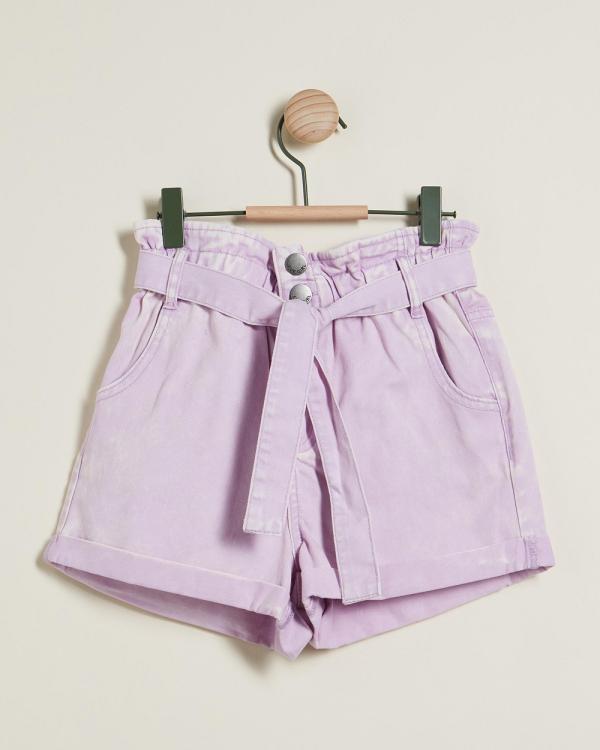 Eve Girl - Billie Shorts   Teens - Denim (Purple) Billie Shorts - Teens