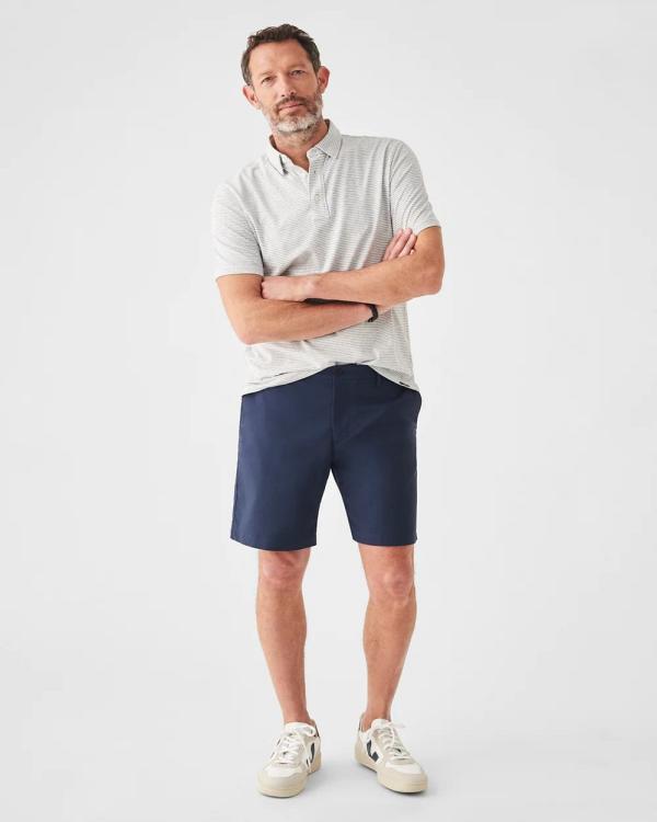 Faherty - SS Movement Polo - Shirts & Polos (Grey) SS Movement Polo