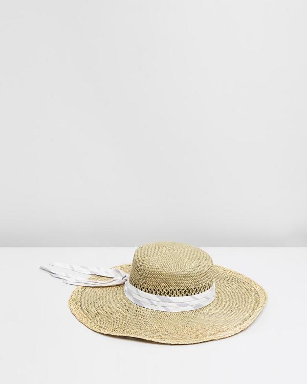 Fallen Broken Street - The Sunshine Straw Hat - Hats (Natural) The Sunshine Straw Hat