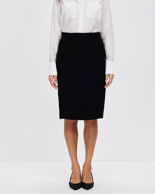 Farage - Eden Crepe Skirt - Pencil skirts (Black) Eden Crepe Skirt