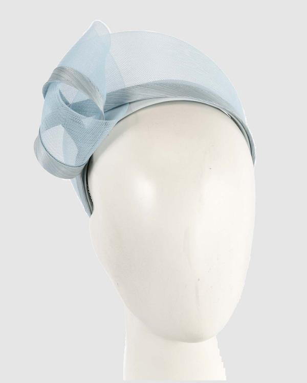 Fillies Collection - Light Blue Headband Fascinator - Fascinators (Light Blue) Light Blue Headband Fascinator
