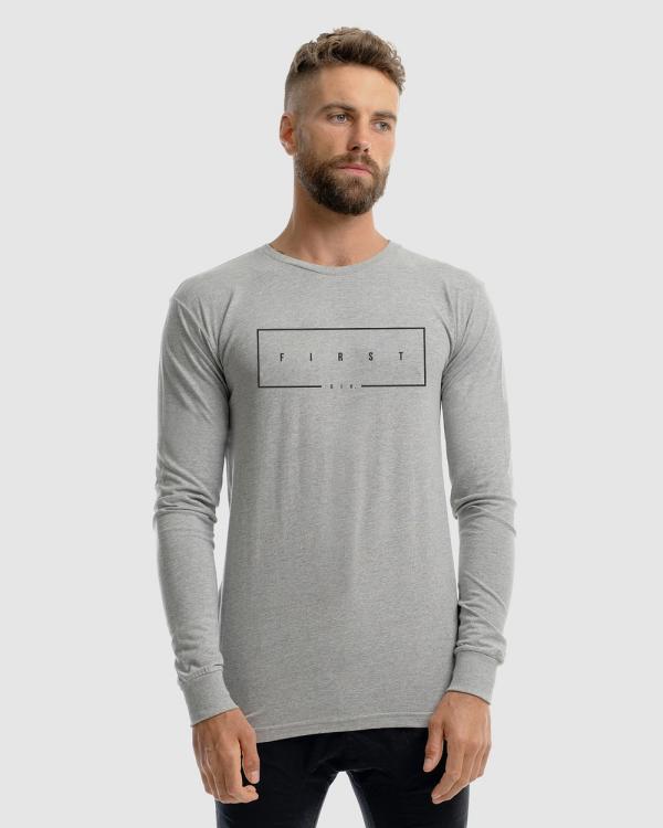 First Division - Field Long Sleeve Tee - Long Sleeve T-Shirts (Marle Grey) Field Long Sleeve Tee