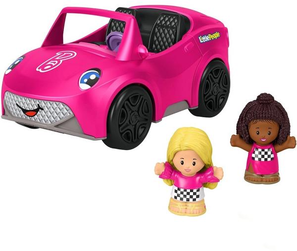 Fisher Price - Barbie Convertible By Little People - Plush dolls (Pink) Barbie Convertible By Little People
