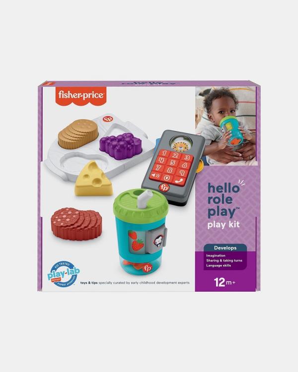 Fisher Price - Hello Role Play Play Kit Babies Kids - Vehicles (Multi) Hello Role Play Play Kit Babies Kids