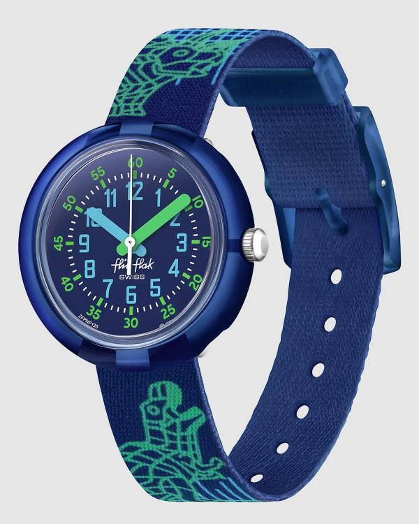 Flik Flak - Cyberozaurus Watch - Watches (Blue) Cyberozaurus Watch
