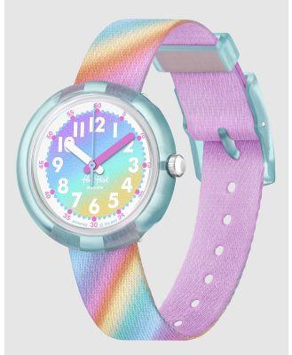 Flik Flak - Liquid Rainbow - Watches (Pink) Liquid Rainbow