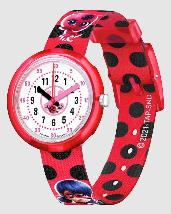 Flik Flak - Miraculous Ladybug - Watches (Red) Miraculous Ladybug