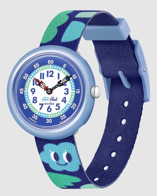 Flik Flak - Smiling Clouds - Watches (Blue) Smiling Clouds