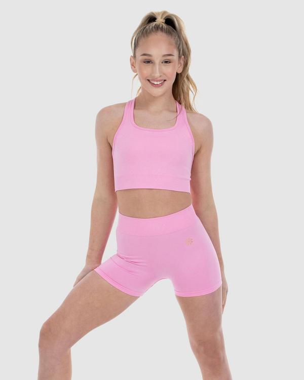 Flo Active - Paige Seamless Shorts - High-Waisted (Pink 230) Paige Seamless Shorts