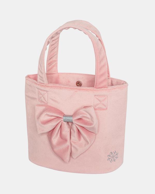 Flo Dancewear - Velvet Bucket Bag   Kids - Handbags (Flo Pink) Velvet Bucket Bag - Kids