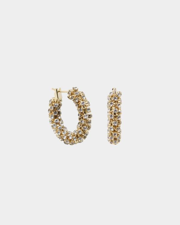 Forcast - Danica 16k Gold Plated Earrings - Jewellery (Gold) Danica 16k Gold Plated Earrings