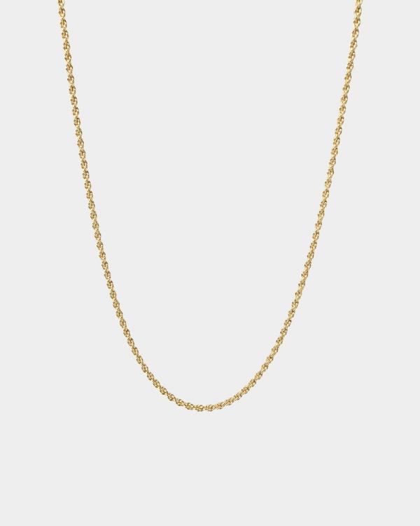 Forcast - Naples 16k Gold Plated Necklace - Jewellery (Gold) Naples 16k Gold Plated Necklace