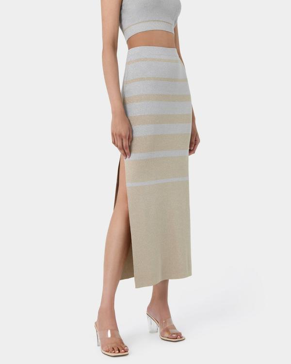 Forcast - Shay Lurex Knit Skirt - Skirts (Multi) Shay Lurex Knit Skirt