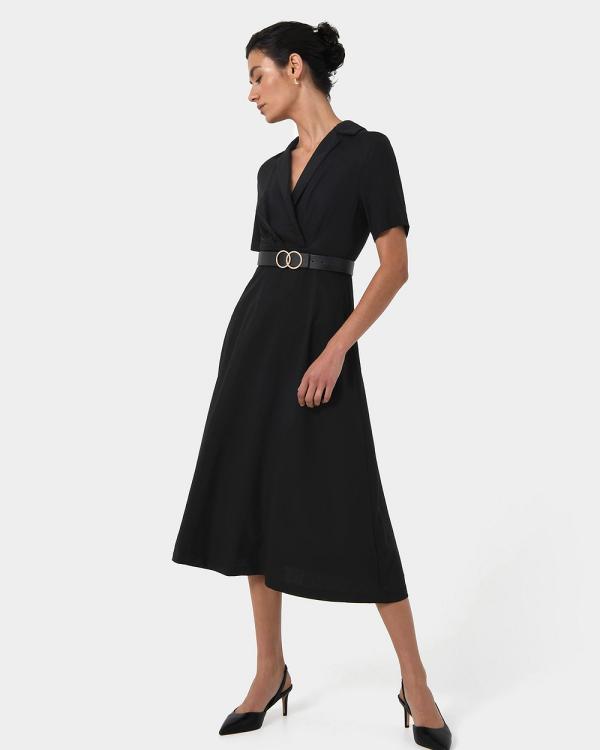 Forcast - Verity Crossover Dress - Dresses (Black) Verity Crossover Dress