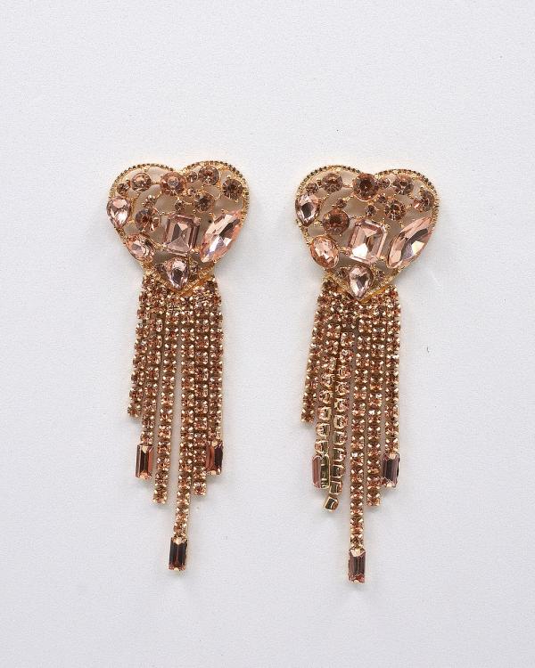 Ford Millinery - Ayn Earrings - Jewellery (Rose gold) Ayn Earrings