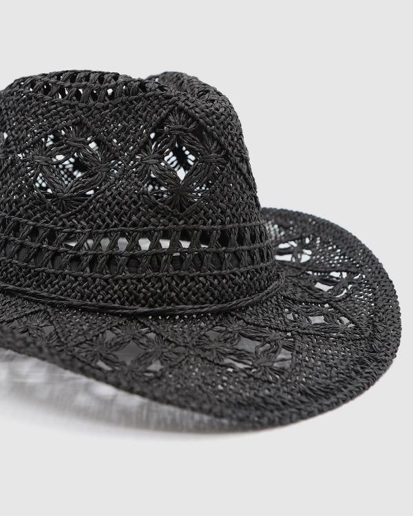 Ford Millinery - Nevada Cowboy Hat - Hats (Black) Nevada Cowboy Hat