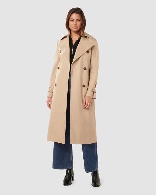 Forever New - Payton Soft Trench Coat - Trench Coats (Nude) Payton Soft Trench Coat