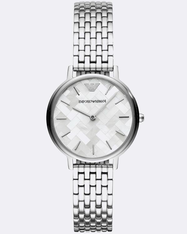 Fossil - Emporio Armani Silver Watch AR11112 - Watches (Silver) Emporio Armani Silver Watch AR11112