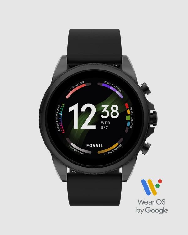Fossil - Fossil GEN 6 Black Smartwatch FTW4061 - Smart Watches (Black) Fossil GEN 6 Black Smartwatch FTW4061