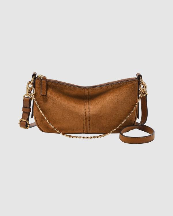 Fossil - Fossil Jolie Brown Shoulder Bag ZB1868216 - Handbags (brown) Fossil Jolie Brown Shoulder Bag ZB1868216