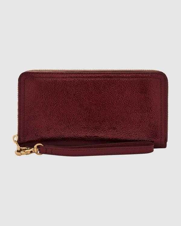 Fossil - Logan Red Wallet - Clutches (red) Logan Red Wallet