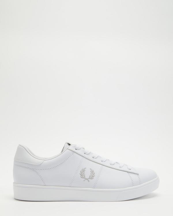 Fred Perry - Spencer Leather   Unisex - Sneakers (White) Spencer Leather - Unisex