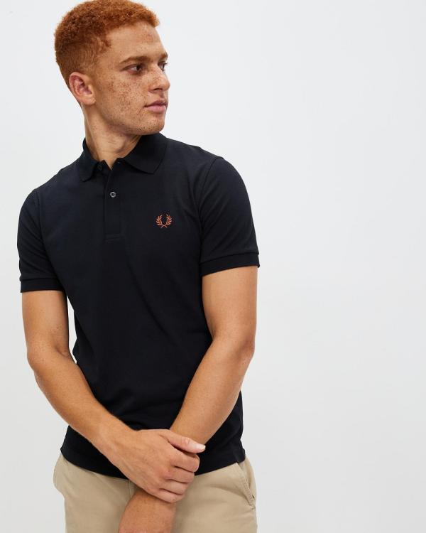 Fred Perry - The Original Fred Perry Shirt - Shirts & Polos (Black & Whisky Brown) The Original Fred Perry Shirt