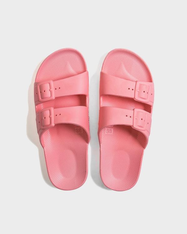 Freedom Moses - Slides   Unisex - Casual Shoes (Pink Martini) Slides - Unisex