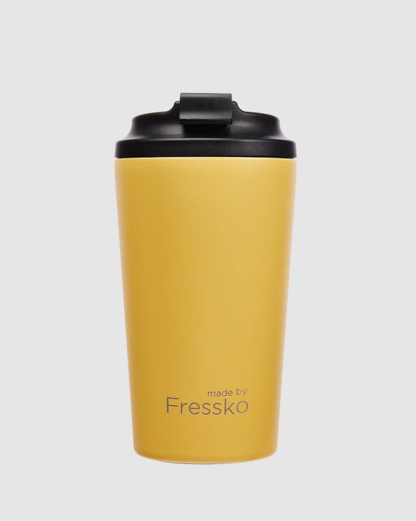 Fressko - Grande 16oz Reusable Coffee Cup - Home (Yellow) Grande 16oz Reusable Coffee Cup