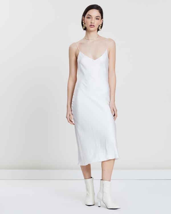 FRIEND of AUDREY - Like I Do Slip Dress - Bridesmaid Dresses (White) Like I Do Slip Dress
