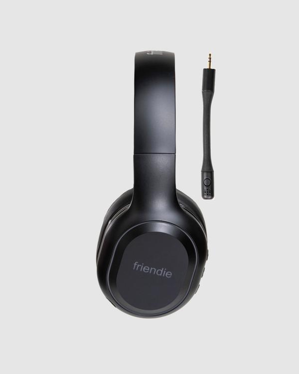 Friendie - AIR Duo Wireless Over Ear Headphones - Tech Accessories (Matte Black) AIR Duo Wireless Over Ear Headphones