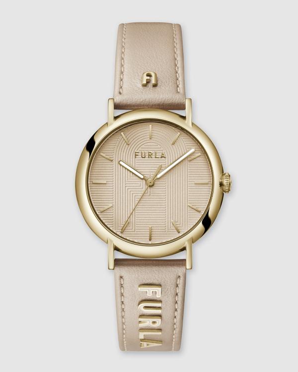 Furla - Heritage Furla Easy Shape Gold Tone - Watches (Gold) Heritage Furla Easy Shape Gold Tone