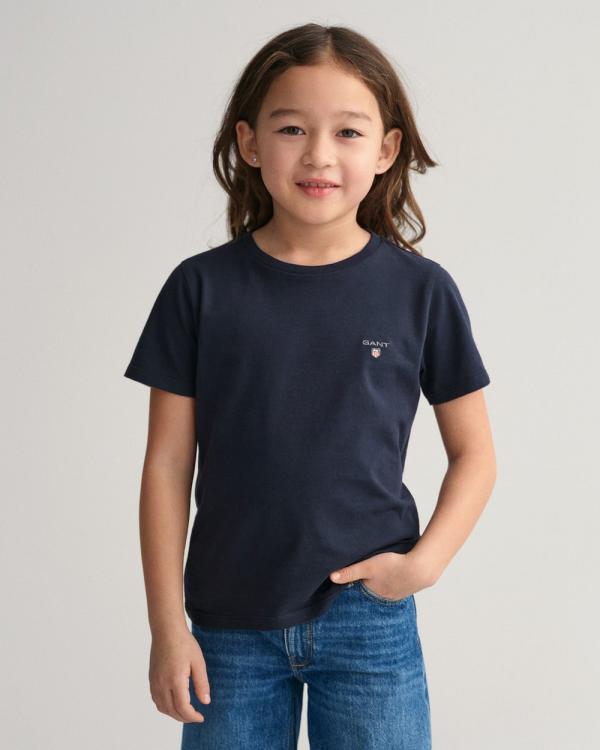 Gant - Kids Original T Shirt - T-Shirts & Singlets (EVENING BLUE) Kids Original T-Shirt