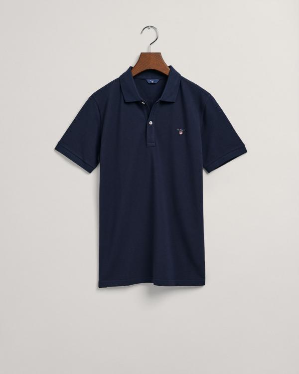 Gant - Teen Boys Original Pique Polo Shirt - Shirts & Polos (EVENING BLUE) Teen Boys Original Pique Polo Shirt