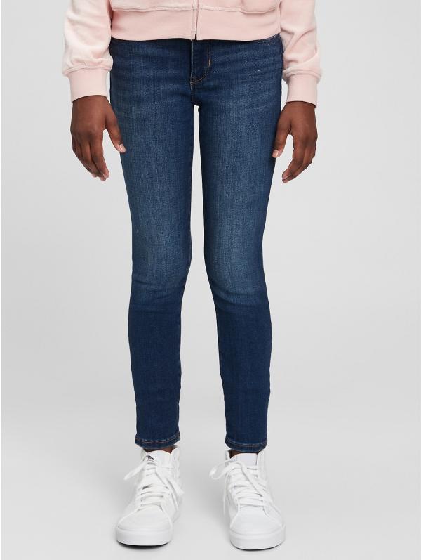 Gap - Kids Everyday Super Skinny Jeans with Washwell - Slim (BLUE) Kids Everyday Super Skinny Jeans with Washwell