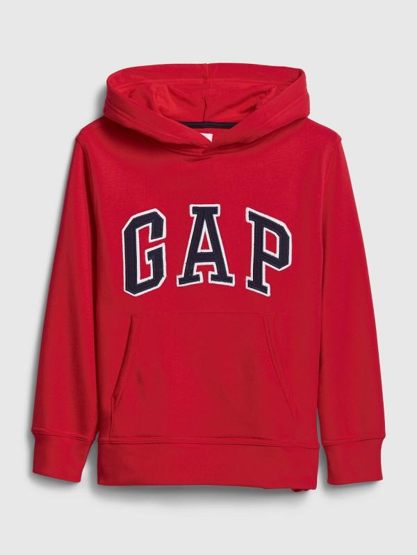Gap - Kids Gap Logo Hoodie - Hoodies (RED) Kids Gap Logo Hoodie
