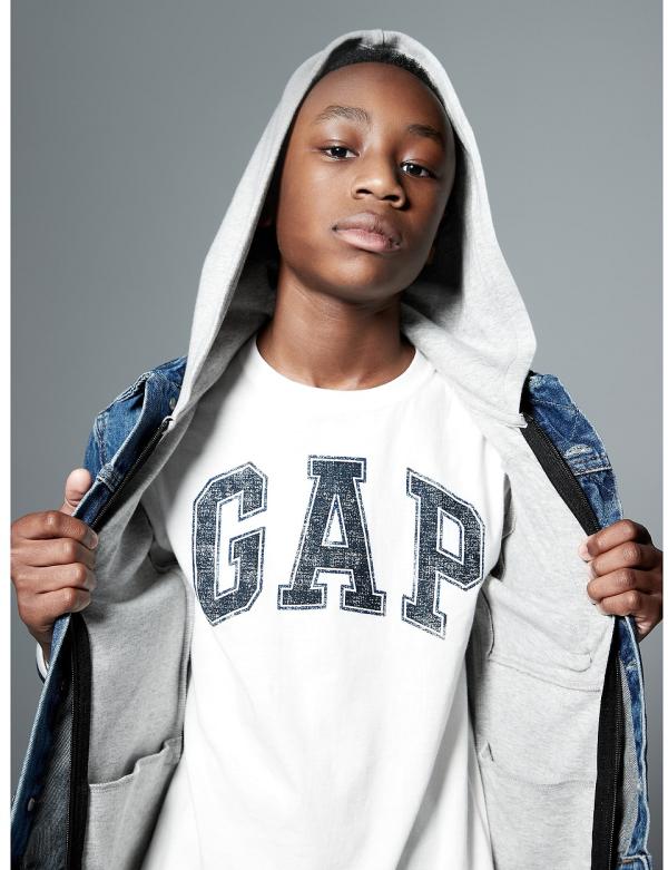 Gap - Kids Gap Logo T Shirt - Short Sleeve T-Shirts (WHITE) Kids Gap Logo T-Shirt