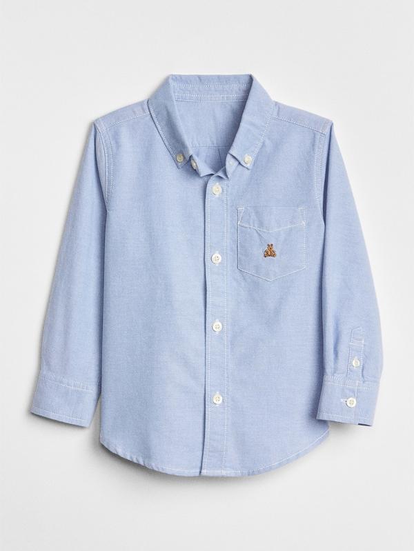 Gap - Toddler Oxford Button Down Shirt - Casual shirts (BLUE) Toddler Oxford Button-Down Shirt