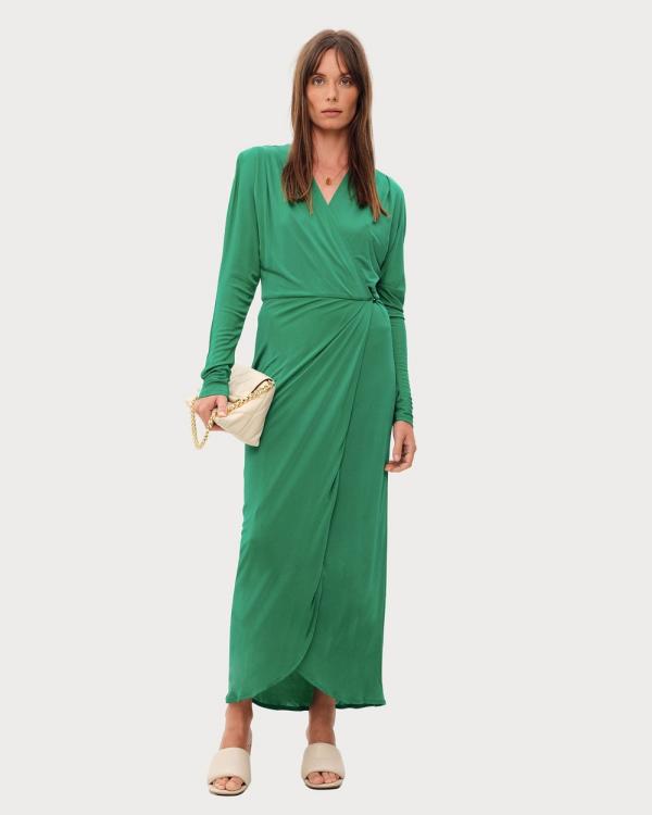 Ginger & Smart - Aphrodite Wrap Dress - Dresses (Green) Aphrodite Wrap Dress