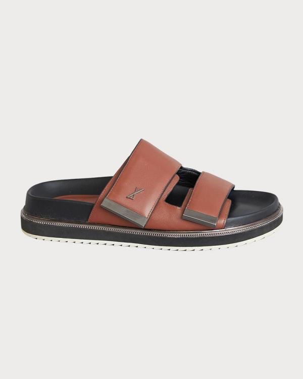 Ginger & Smart - Fortify Slide - Flats (Brown) Fortify Slide